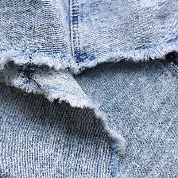 NWT Be-Girl Long Modest Acid Jean Skirt Sz Medium Sand Blush Maxi Stretch Denim - Picture 14 of 14